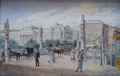 Elisabeth Bridge in Vienna by Franz Alt